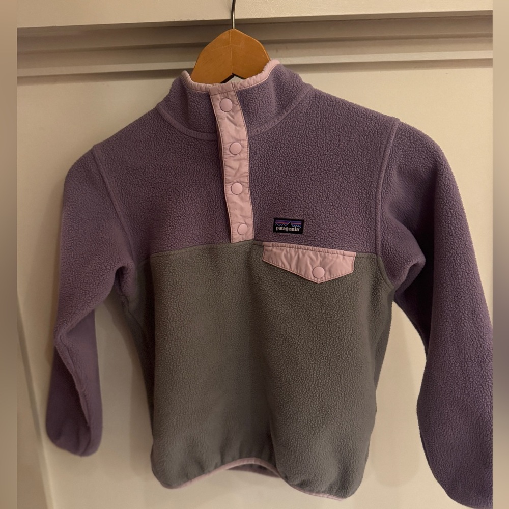 Girls Patagonia Synchilla Snap - Size S